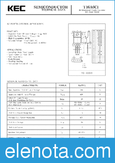 KEC T16A6CI datasheet