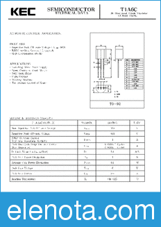 KEC T1A6C datasheet