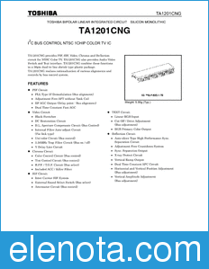 Toshiba TA1201CNG datasheet