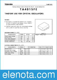 Toshiba TA4015FE datasheet