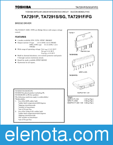 Toshiba TA7291P datasheet
