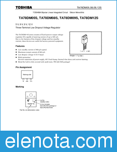 Toshiba TA78DM05S datasheet