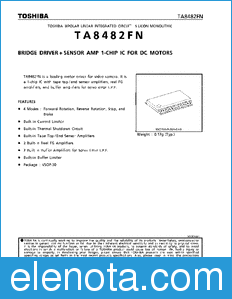 Toshiba TA8482FN datasheet