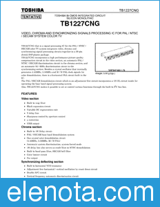 Toshiba TB1227CNG datasheet