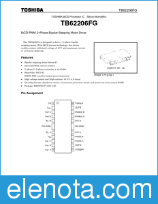 Toshiba TB62206FG datasheet