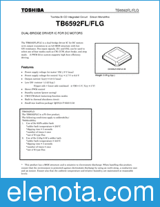 Toshiba TB6592FL datasheet