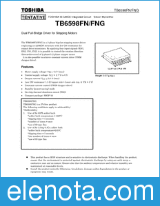 Toshiba TB6598FN datasheet