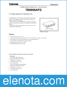 Toshiba TB9000AFG datasheet