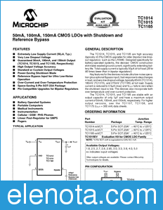 Microchip TC1014 datasheet
