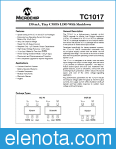 Microchip TC1017 datasheet