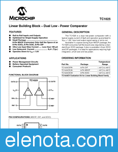 Microchip TC1025 datasheet