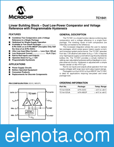 Microchip TC1041 datasheet