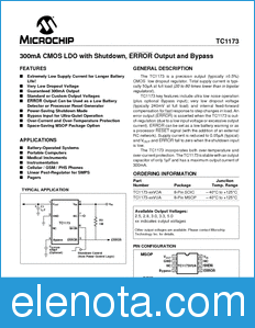 Microchip TC1173 datasheet