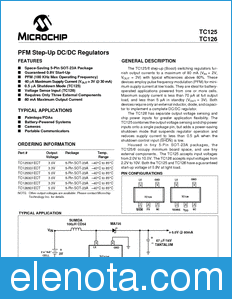 Microchip TC125 datasheet