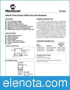 Microchip TC1265 datasheet