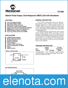 Microchip TC1268 datasheet