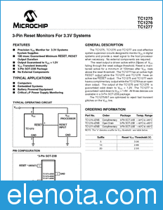 Microchip TC1275 datasheet