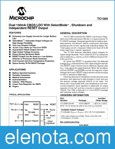 Microchip TC1305 datasheet