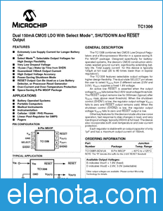 Microchip TC1306 datasheet