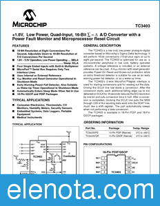 Microchip TC3403 datasheet