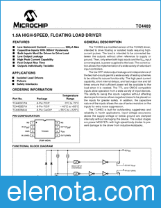 Microchip TC4403 datasheet