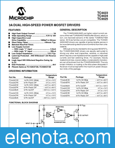 Microchip TC4423 datasheet