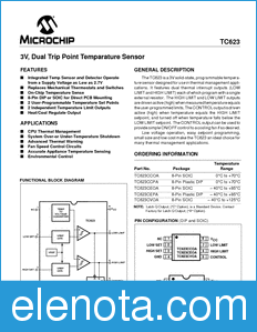 Microchip TC623 datasheet