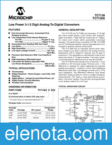 Microchip TC7136 datasheet