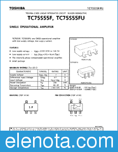 Toshiba TC75S55F datasheet
