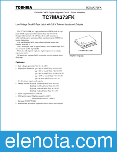 Toshiba TC7MA373FK datasheet