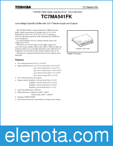 Toshiba TC7MA541FK datasheet