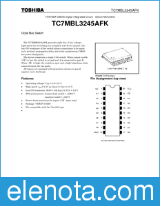Toshiba TC7MBL3245AFK datasheet