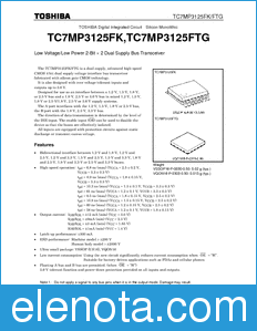 Toshiba TC7MP3125FK datasheet