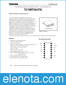 Toshiba TC7MTX01FK datasheet