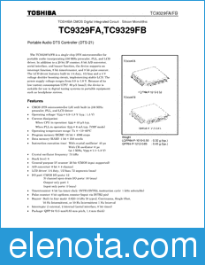 Toshiba TC9329FA datasheet