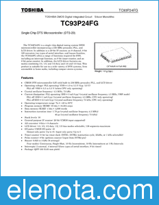 Toshiba TC93P24FG datasheet