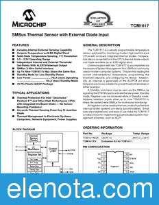 Microchip TCM1617 datasheet
