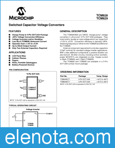 Microchip TCM828 datasheet