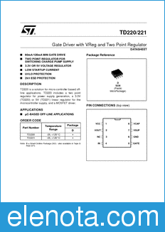 STMicroelectronics TD220 datasheet