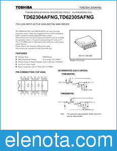 Toshiba TD62304AFNG datasheet