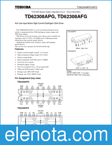 Toshiba TD62308APG datasheet
