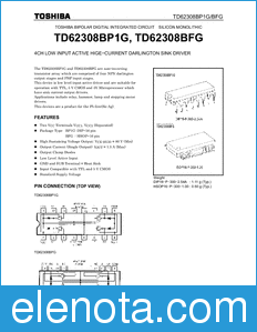 Toshiba TD62308BP1G datasheet