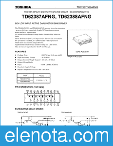 Toshiba TD62387AFNG datasheet