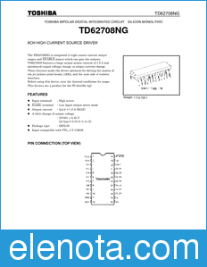 Toshiba TD62708NG datasheet