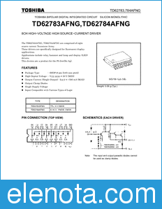 Toshiba TD62783AFNG datasheet