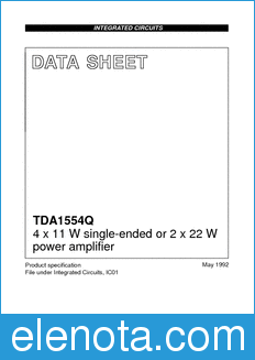 Philips TDA1554Q datasheet