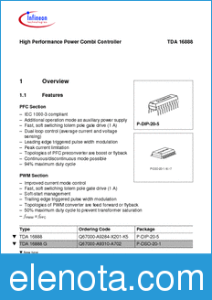 Infineon TDA16888 datasheet