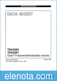 TDA TDA2555 datasheet
