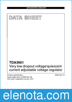 Philips TDA3661 datasheet