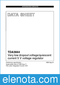 Philips TDA3664 datasheet